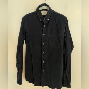 Tanner Goods Black Corduroy Shirt